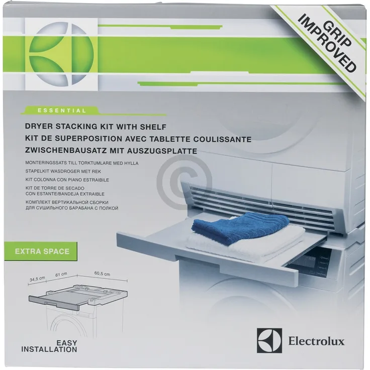 Zwischenbaurahmen mit Arbeitsplatte Electrolux 902979288-5 für Waschmaschine Trockner