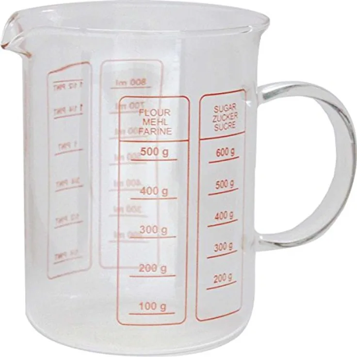 Bohemia Cristal 093 006 029 SIMAX Messbecher mit Henkel ca. 1,0 ltr. aus hitzebeständigem Borosilikatglas