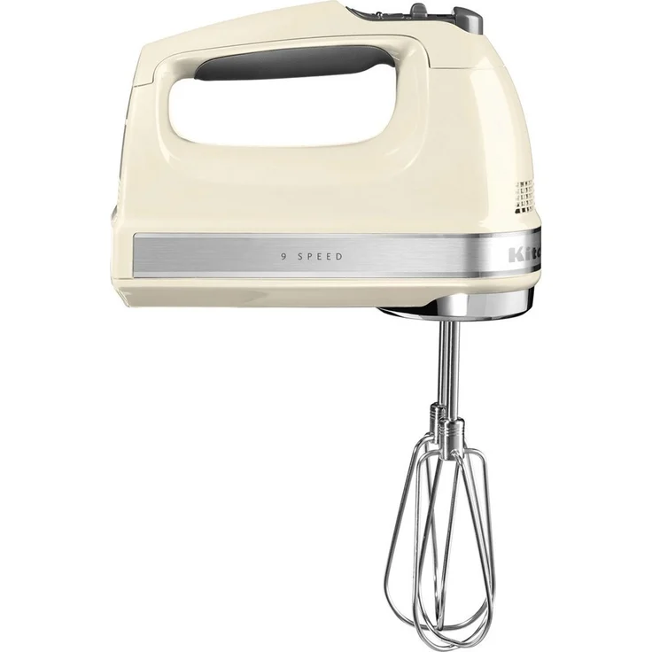 KitchenAid 5KHM9212EAC Handmixer, 85 Watt, 9 Geschwindigkeitsstufen, LED-Anzeige, creme, Serie: 5KHM9212 – Bild 1