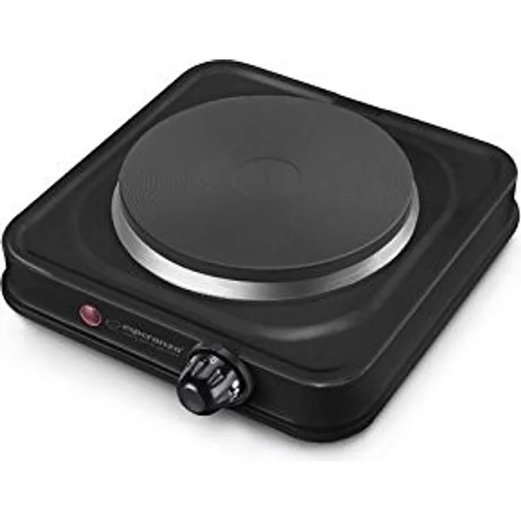 Esperanza EKH003K - Einzel Kochplatte Herd, schwarz, 1000W