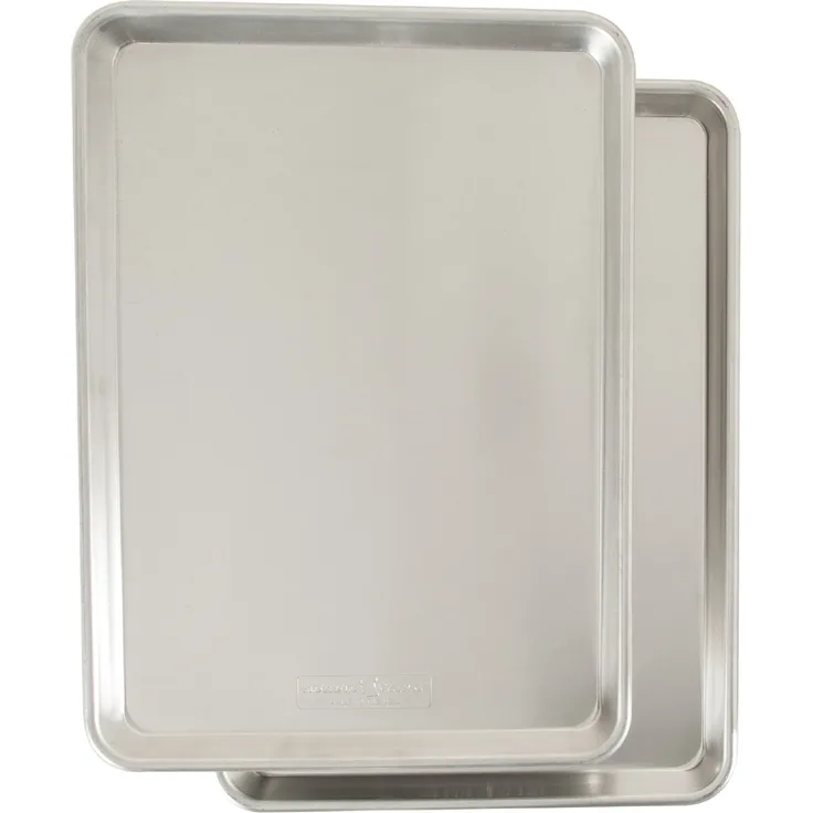 Nordic Ware 43180 Naturals Doppelpack - Halbblatt, Aluminium