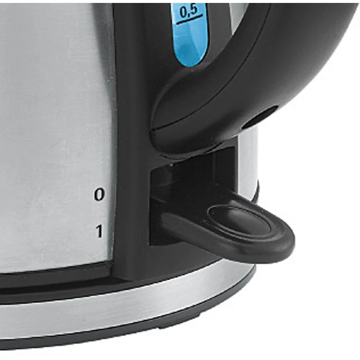 WMF Stelio Wasserkocher Edelstahl 1,7l, kabellos, Kalk-Wasserfilter, 2400 W, Wasserstandsanzeige beleuchtet, edelstahl matt – Bild 5
