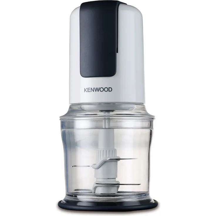 Kenwood Zerkleinerer CH580, elektrischer Mini Universalzerkleinerer mit Quadblade-System, 0,5 l Arbeitsbehälter, 450 Watt, weiß