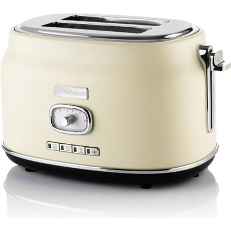 Westinghouse WKTT857WH Retro Serie Zwei-Schlitz Toaster weiß