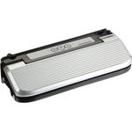 Gastroback 46007 Design Vakuumierer Basic Plus, vollautomatische Vakuumierleistung 11L-Minute (526?mm Hg - 0,7 bar), 170 Watt, inkl. 10 Folienbeutel, Kunststoff, 11 liters, edelstahloptik