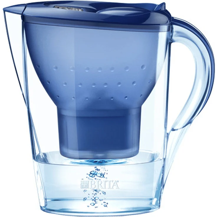 Brita Marella XL Wasserfilterkanne, 3,5 l Gesamtvolumen, inkl. 1 Maxtra+ Kartuschen blau – Bild 2