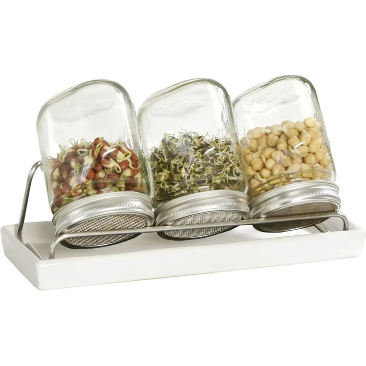 Eschenfelder - 3er-Sprossen System 750ml - Schale weiß