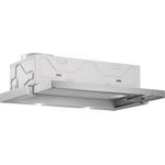 Bosch Serie 2 DFL063W50, Motorhaube, ausziehbar, Nische, Breite: 52.6 cm, Tiefe: 29 cm, Absaugung und Rückführung (mit zusätzlichem Rückführungsset), metallisch grau