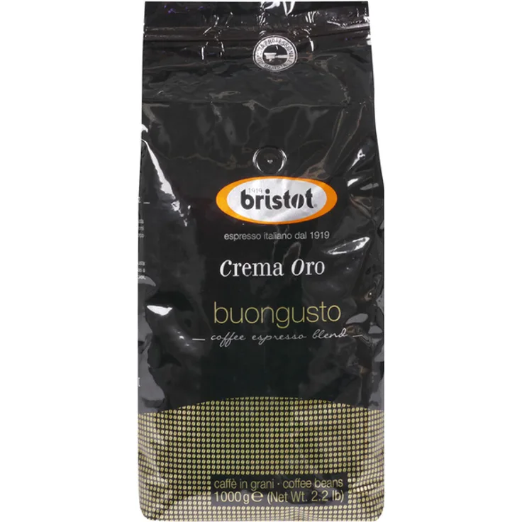 Bristot Buongusto Crema Oro, ganze Bohnen, 1kg