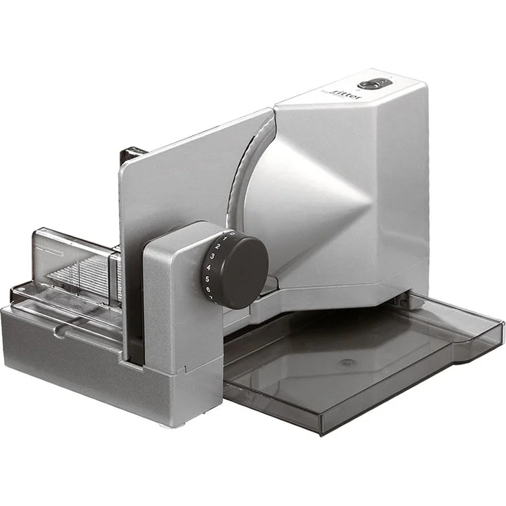 Ritter Einbau-Allesschneider , Edelstahl, lila, 8 x 7,5 x 20 cm – Bild 1