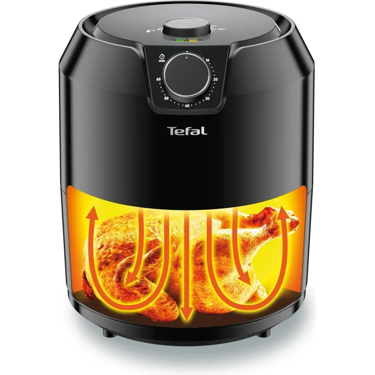 Tefal EY2018 Easy Fry Classic Heißluftfritteuse, ohne Öl, 4,2 Liter Fassungsvermögen, 1500 Watt, spülmaschinengeeignet, schwarz – Bild 3