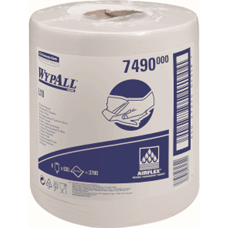 Wypall Wischtücher Wypall L10 Extra 1-lagig 38x18,5cm Zentralentnahme