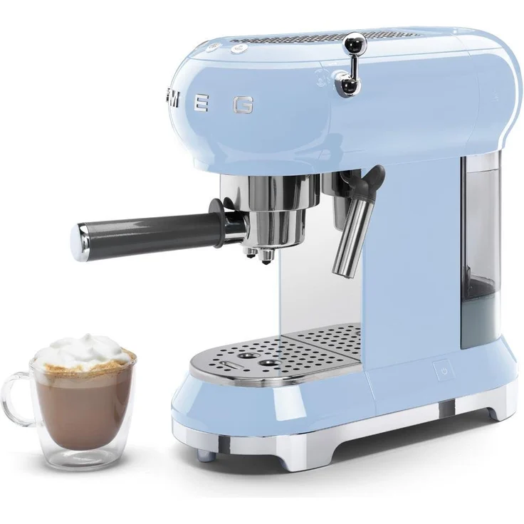Smeg 146875 Kaffeemaschine, Einstellbare Kaffeetemperatur mit Milchaufschäumer – Bild 4