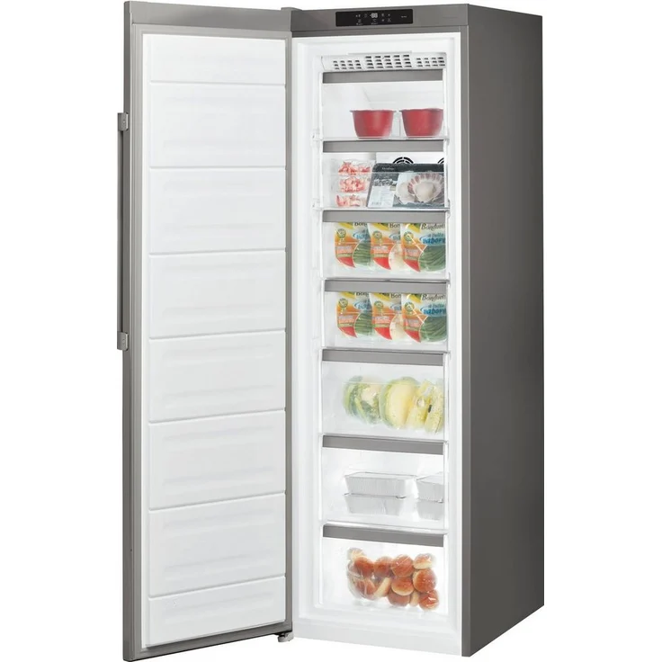 Bauknecht GKN 19G4S IN 2 Gefrierschrank, freistehend, edelstahl, NoFrost, Schnellgefrieren, LED, Breite 59.5 cm, Energieklasse E – Bild 2