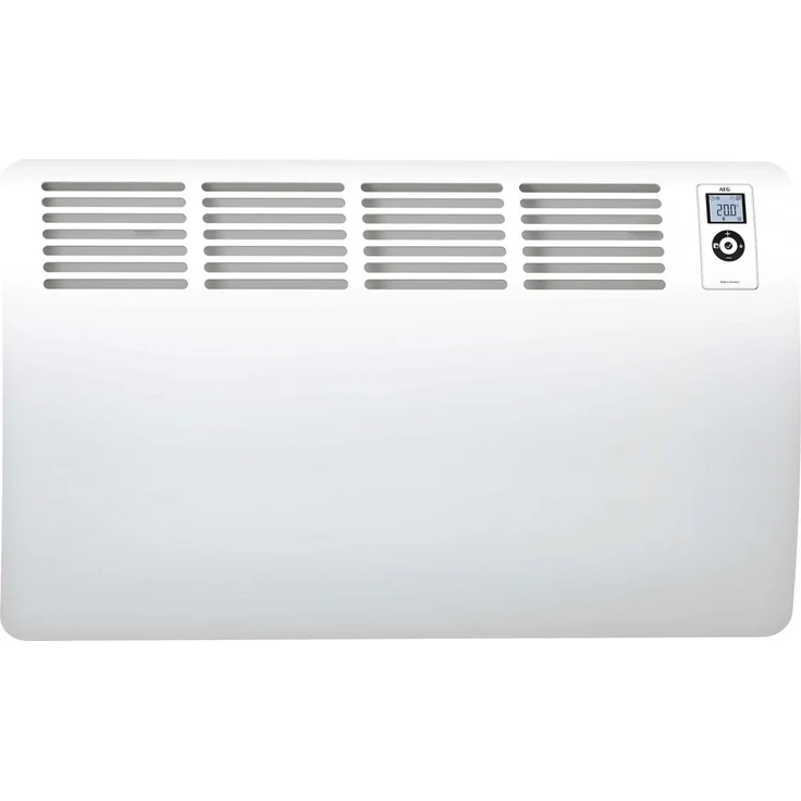 AEG Haustechnik, AEG Wandkonvektor WKL 2000 Comfort, für ca. 20 m², elektronische LC-Display, Wochentimer, Kurztimer, Überhitzungsschutz, Alu-Front, lernfähige Regelung, 238720, 230 V, weiß, W, Konvektor