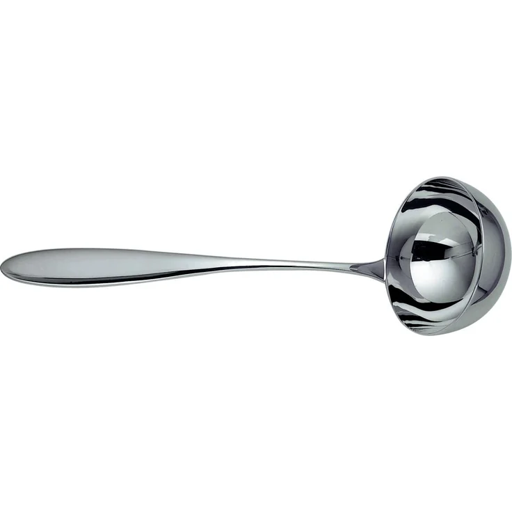 Alessi Mami Schöpfkelle, Edelstahl, Silber, 10 x 29.5 x 21 cm