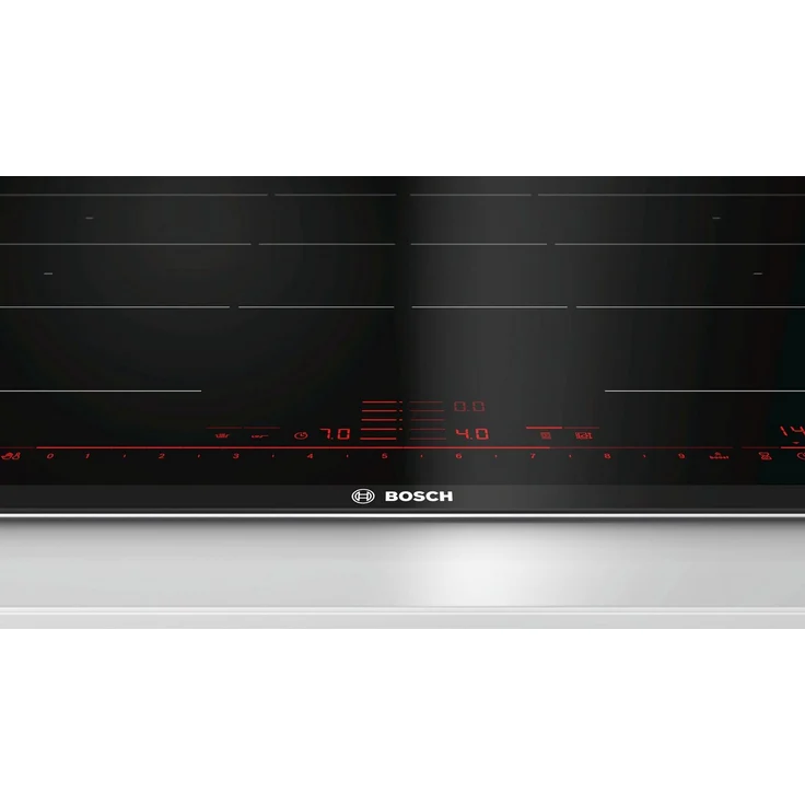 Bosch PXY875DC1E, Induktionskochfeld, Einbau, Breite 80 cm, Autark, Betriebsart elektrisch, Anzahl Kochstellen 4, Mit Rahmen aufliegend, Touchbedienung, PerfectFry Bratsensor – Bild 2