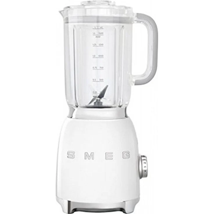 Smeg BLF01WHEU Standmixer, 800W, 1,5 L, 5 Geschwindigkeiten, weiß – Bild 1