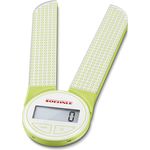 Soehnle Genio Green zusammenklappbare Küchenwaage, Haushaltswaage mit stufenlos einstellbarer Wiegefläche, Digitalwaage mit 5 kg Tragkraft, Grammwaage in schönem Design, elektronische Waage