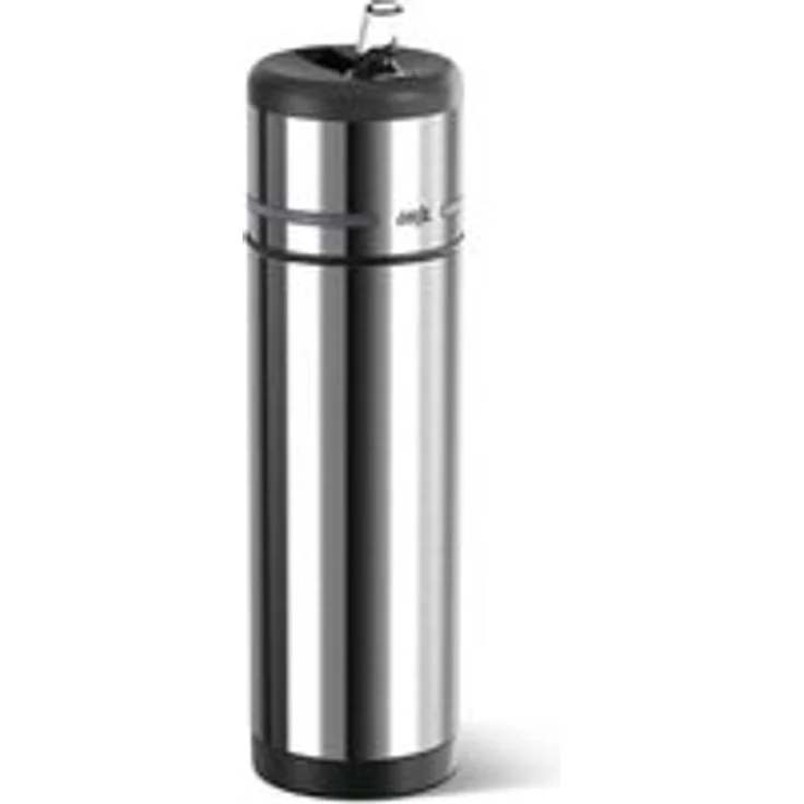 Emsa 509241 Isolier-Trinkflasche, Mobil genießen, 500 ml, Integrierter Trinkstutzen, Schwarz-Anthrazit, Mobility – Bild 1