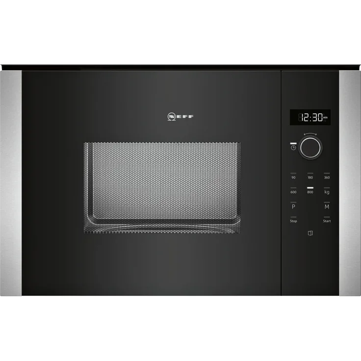 Neff HLAWD23N0 Mikrowelle, Einbaugerät, 20 Liter Garraum, 800 Watt, Auftauen