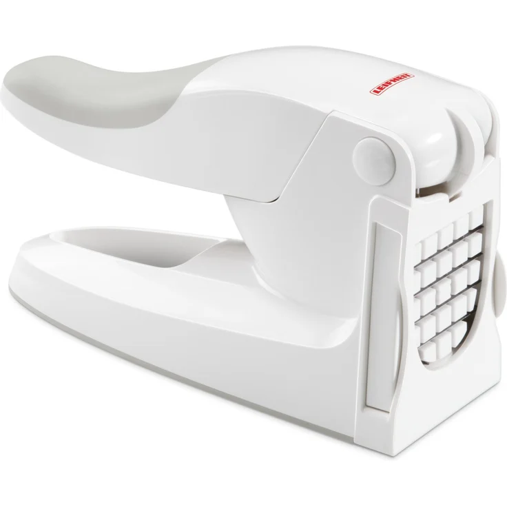 Leifheit Pommes-Frites-Schneider ComfortLine-Serie mit 2 Messereinsätzen, Pommesschneider für 10 oder 12 mm Sticks, rutschfester Gemüseschneider mit Softtouch-Griff – Bild 1