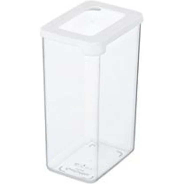 GastroMax Trockenvorratsdose 1,6 Liter transparent weiß Dose 