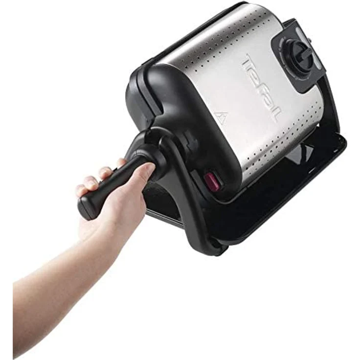 Tefal King Size Waffeleisen WM756D | Doppelwaffeleisen für 2 belgische Waffeln | Dreh-Funktion | Antihaftbeschichtete Platten | Dicke Waffeln perfekt gebräunt dank Temperaturregler | Leichte Reinigung – Bild 2