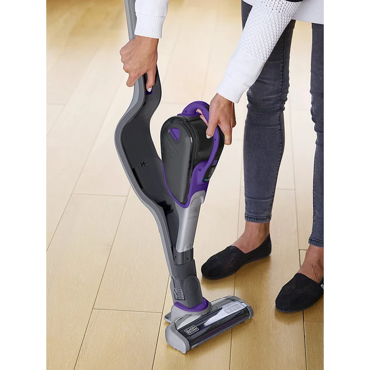 Black + Decker SVJ520BFSP Handstaubsauger, 25 min Akkubetrieb, Zyklon-Technologie, Tierhaare – Bild 8