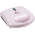 Bestron Brüsseler Waffeleisen im Retro Design, Sweet Dreams, Für 2 Waffeln, 700 W, Rosa