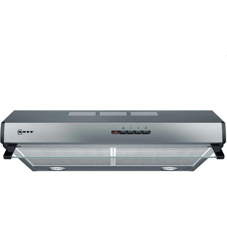 Neff N 30 DEB1612NMK, D16EB12N0+Z5101X0, Motorhaube, Standard, Breite: 60 cm, Tiefe: 48.2 cm, Abzug & Umluft, mit internem Motor, rostfreier Edelstahl