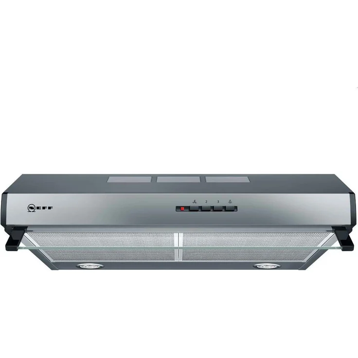 Neff N 30 DEB1612NMK, D16EB12N0+Z5101X0, Motorhaube, Standard, Breite: 60 cm, Tiefe: 48.2 cm, Abzug & Umluft, mit internem Motor, rostfreier Edelstahl – Bild 1