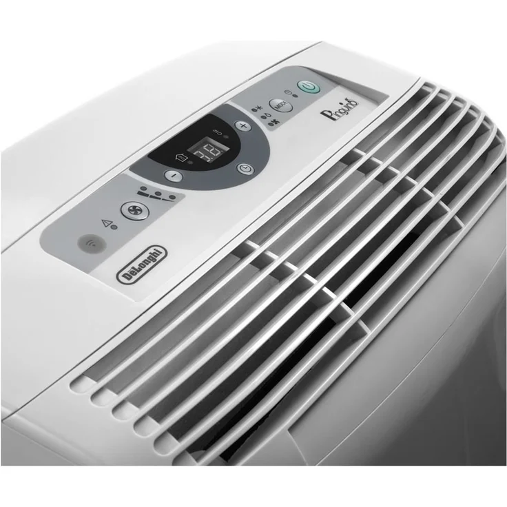 De'Longhi Pinguino PAC CN93 Eco - mobiles Klimagerät mit Abluftschlauch, Klimaanlage für Räume bis 90 m³, Luftentfeuchter, Ventilationsfunktion, 12h-Timer, 2,6 KW, 75 x 45 x 39,5 cm, weiß – Bild 3