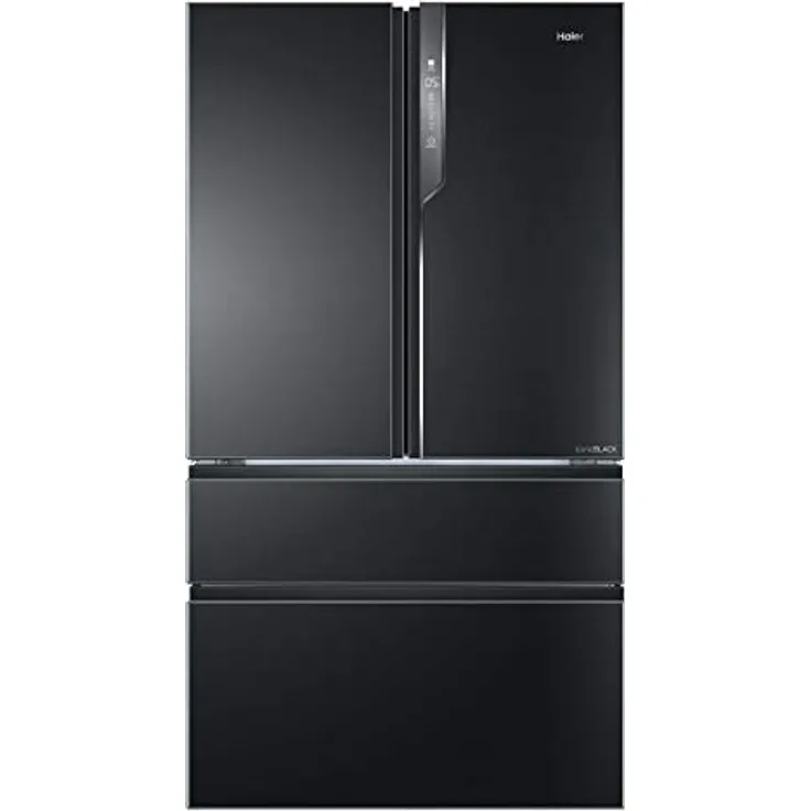 Haier HB26FSNAAA French-Door-Kühlschrank, freistehend, NoFrost, Festwasseranschluss, 0-Grad-Zone, LED, Schnellgefrieren, Breite 100.5 cm, Energieklasse E