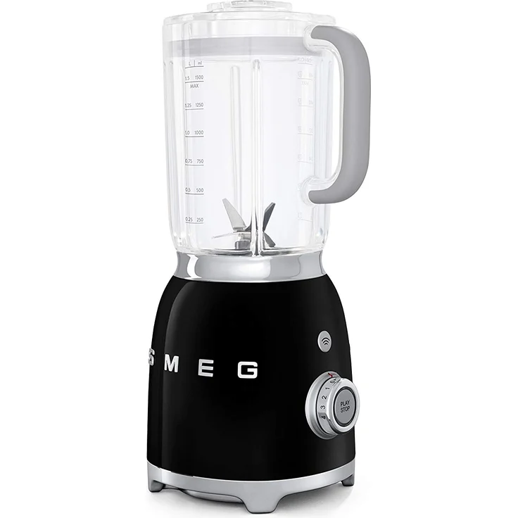 Smeg BLF01BLEU Standmixer, 800W, 1,5 L, 5 Geschwindigkeiten, schwarz – Bild 2