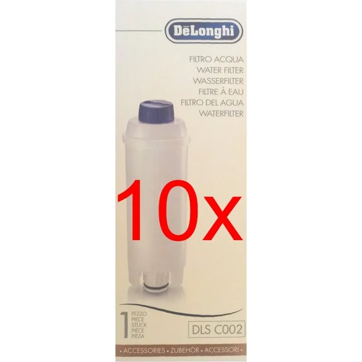 10x DeLonghi Wasserfilter DLS C002 (Nachfolger von SER3017)