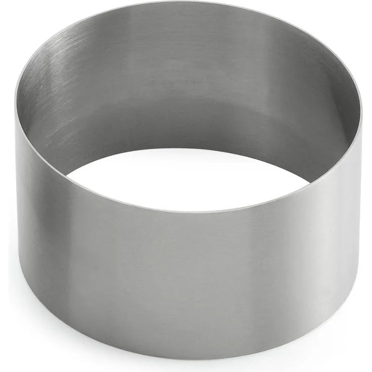 Weis 14148 Dessert Backringe Durchmesser 8 cm, Höhe: 4,5 cm, Edelstahl