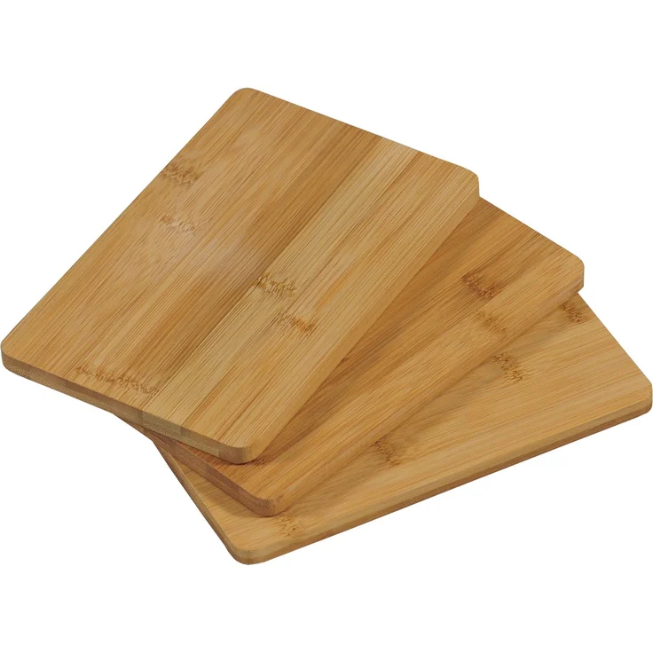 3 Stück Kesper 3er Set Schneidbrettchen, Brotzeitbrett, Frühstücksbrettchen, aus FSC-Bambus, Maße: ca. 220 x 140 x 10 mm – Bild 1