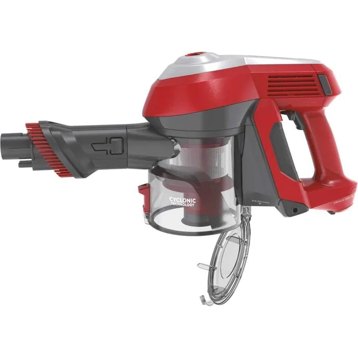 Hoover Akku-Hand- und Stielstaubsauger H-Free 100 Home, HF122RH mit Tool an Bord, große Staubbehälterkapazität, schnelle Bürstenfreigabe und LED-Leuchten an der Bodendüse – Bild 3