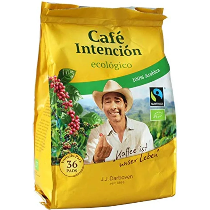 Café Intención ecológico Fairtrade 36 Kaffeepads – Bild 1
