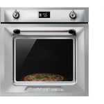Smeg SFP6925XPZ, Backofen, A, Einbaugerät, Elektrisch, Volumen 65 l, Breite 59,7 cm, Selbstreinigung ja, pyrolytische Selbstreinigung, Konvektion, Auftauen, Ober-Unterhitze (konventionell), Grill, Timer ja