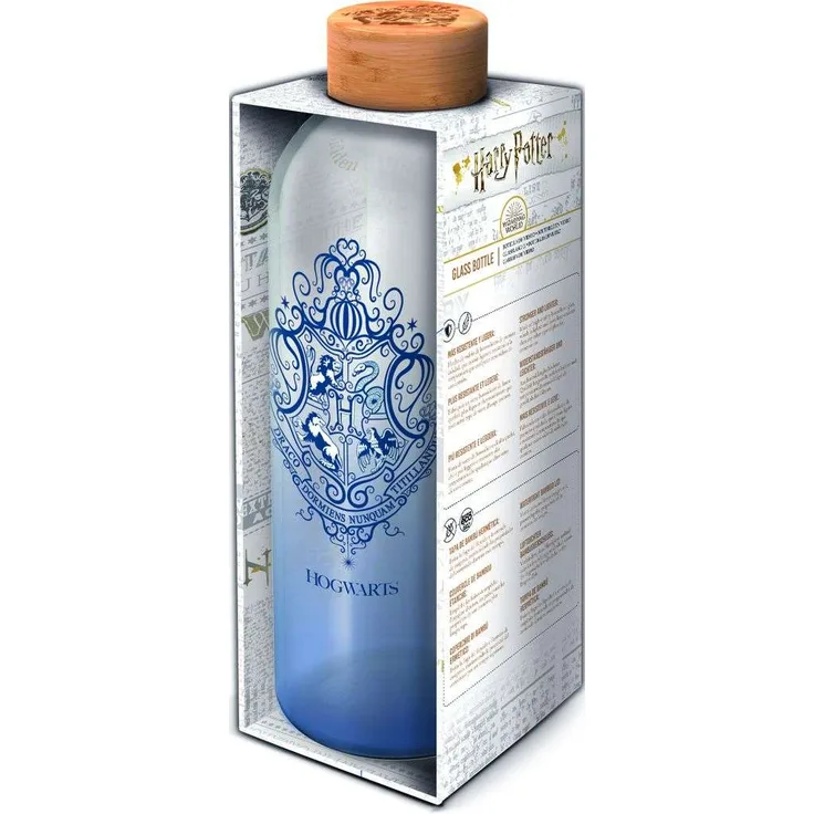Glasflasche - Harry Potter: Hogwarts Wappen (1030 ml)