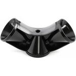 Weis Spiralschneider, Edelstahl, Schwarz, 19 x 6.5 x 7 cm