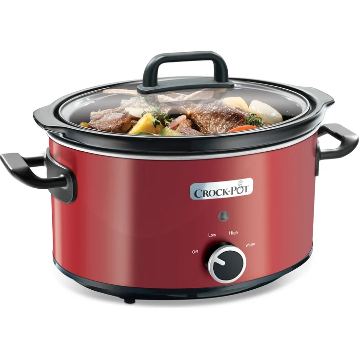 Crock-Pot SCV400RD-050 Schongarer, 3.5 liters, Rot – Bild 1