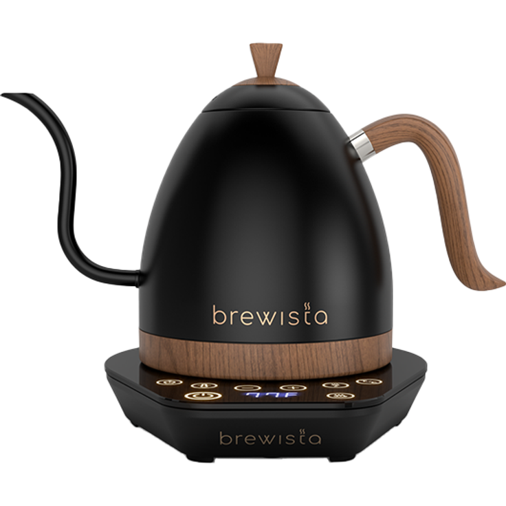 Brewista Artisan Kettle elektrischer Wasserkocher 1000W, 1L, Warmhaltefunktion, matt schwarz