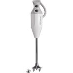 Esge 90880 P 350 Profi Stabmixer, 350 Watt, Spiralkabel, Multimesser, 2 Leistungsstufen, weiß, grau