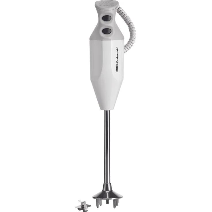 Esge 90880 P 350 Profi Stabmixer, 350 Watt, Spiralkabel, Multimesser, 2 Leistungsstufen, weiß, grau