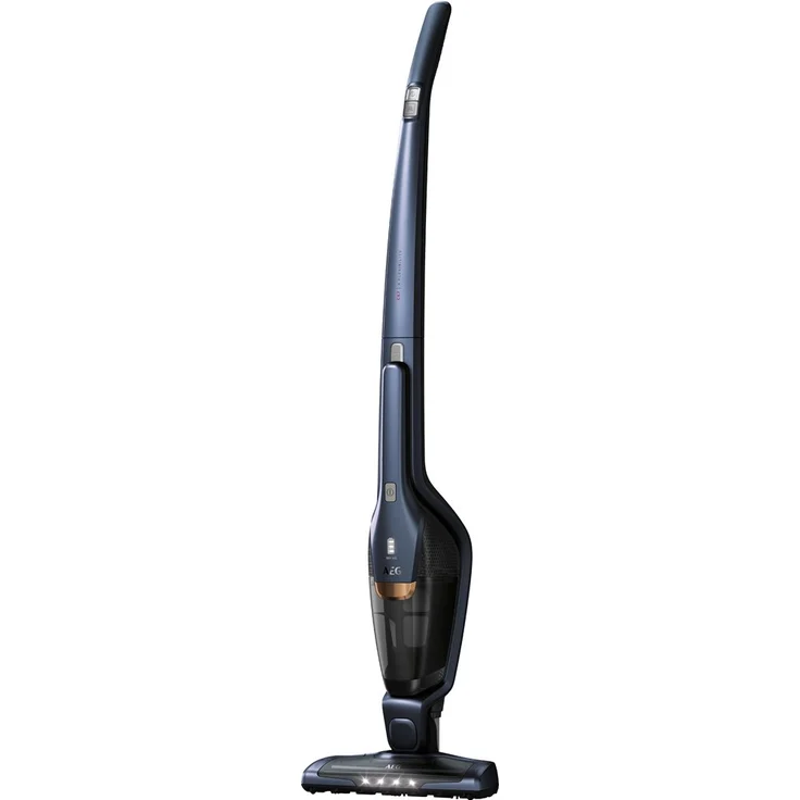 AEG Ergorapido CX7-2-45IM Handstaubsauger, 45 min Akkubetrieb, LED-Frontlicht, 180° Drehgelenk, Bürstenreinigungsfunktion, freistehend, blau  – Bild 1