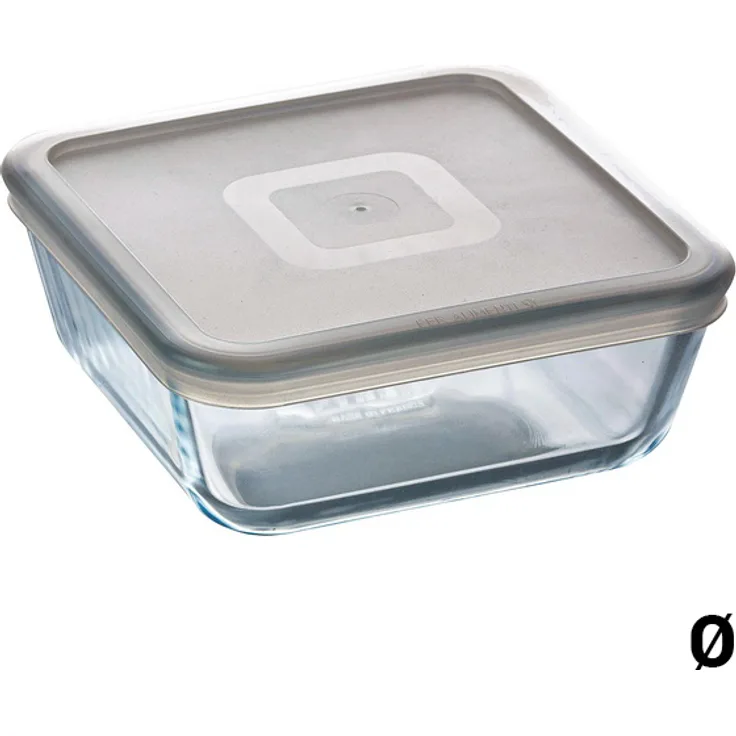 Pyrex Lunchbox hermetisch C&F Durchsichtig Borosilikatglas 2 l - 19 x 19 cm