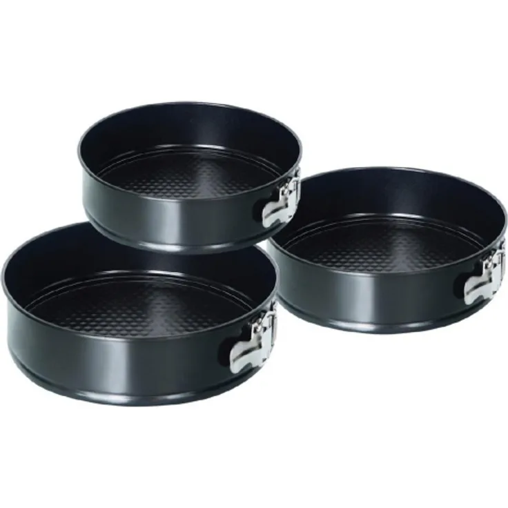 KINGHOFF runde Backformen, 3er-Set